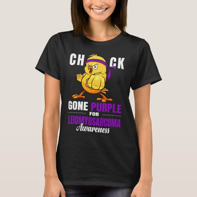 leiomyosarcoma funny chick warrior T-Shirt (Front)