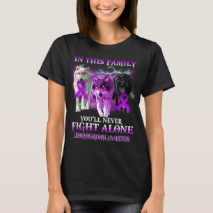 leiomyosarcoma wolf never fight alone T-Shirt