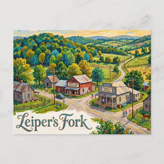 Leiper's Fork USA Postcard (Front)