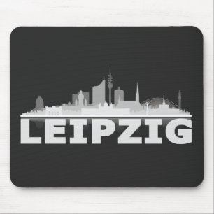Leipzig City Skyline Mousepad