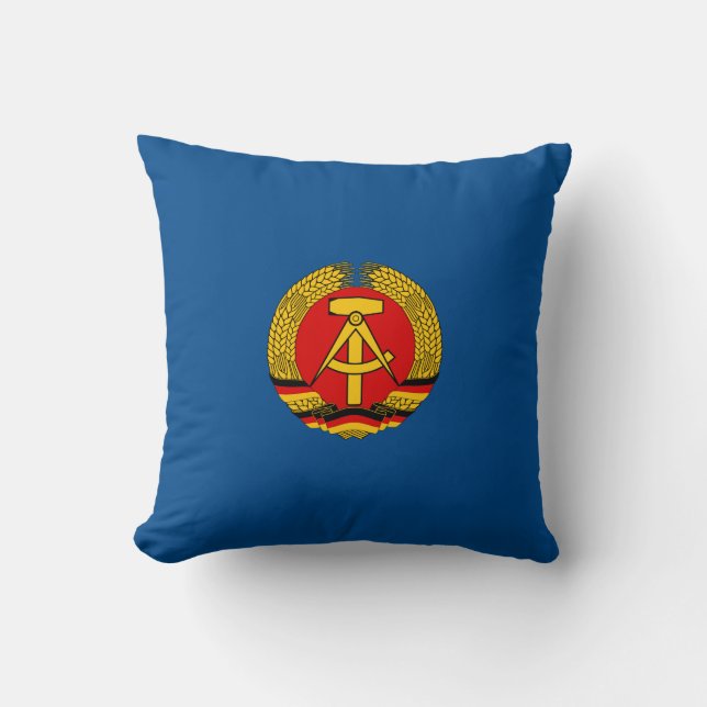 Leipzig, DDR - East Germany Cushion (Front)