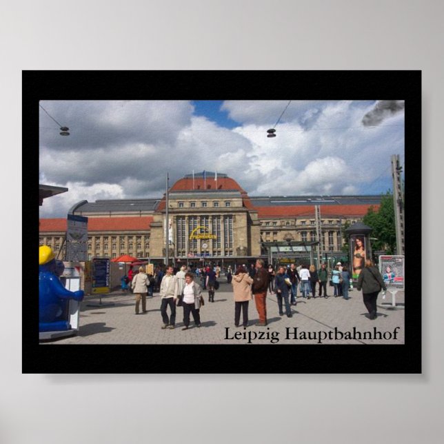 Leipzig Hauptbahnhof Poster (Front)