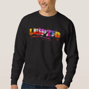 Leipzig Lettering Souvenir  Watercolor Leipzig Sweatshirt