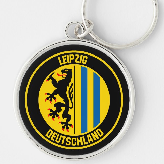 Leipzig Round Emblem Key Ring (Front)