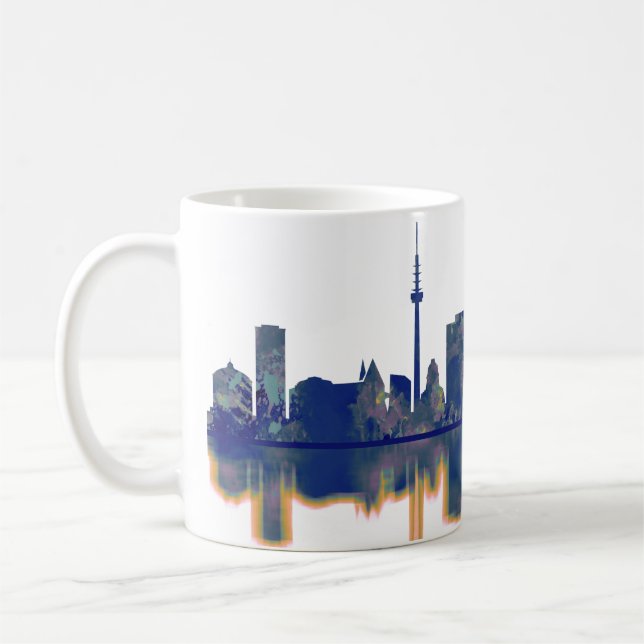 Leipzig Skyline Coffee Mug (Left)