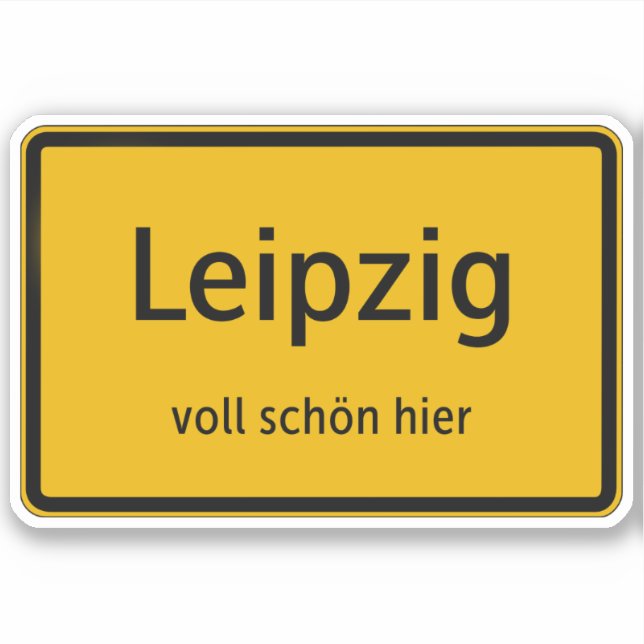 Leipzig sticker decal car sticker (Front)