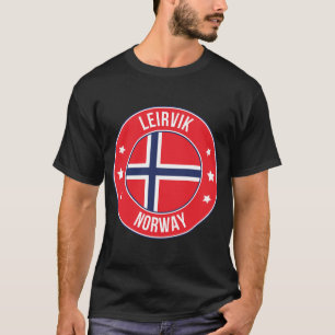 Leirvik, Norway City T-Shirt