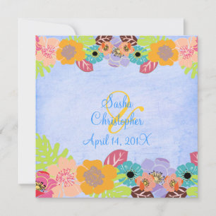 Leis/Luau  Wedding Invitations