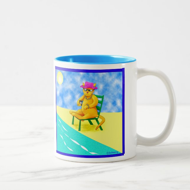 Leisure Cat Mug (Right)