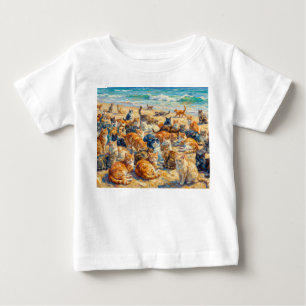 Leisure Time For Cats Baby T-Shirt