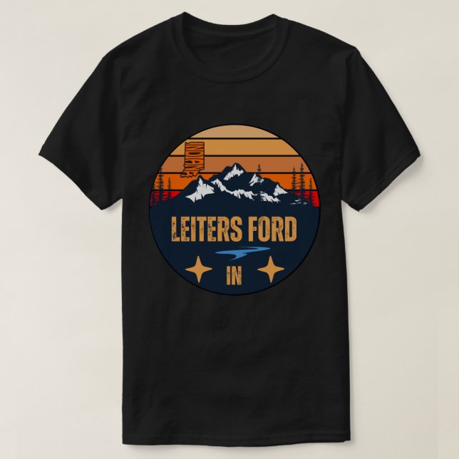 Leiters Ford, Indiana T-Shirt (Design Front)