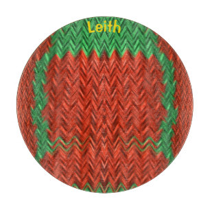 LEITH ~ CHRISTMAS original fractal design Cutting Board