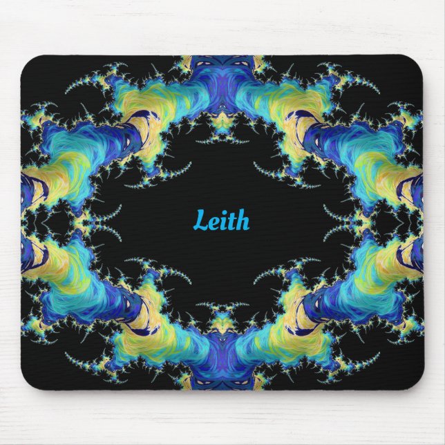~ LEITH ~ Strange 3D Pattern ~ Personalized ~ Mouse Pad (Front)