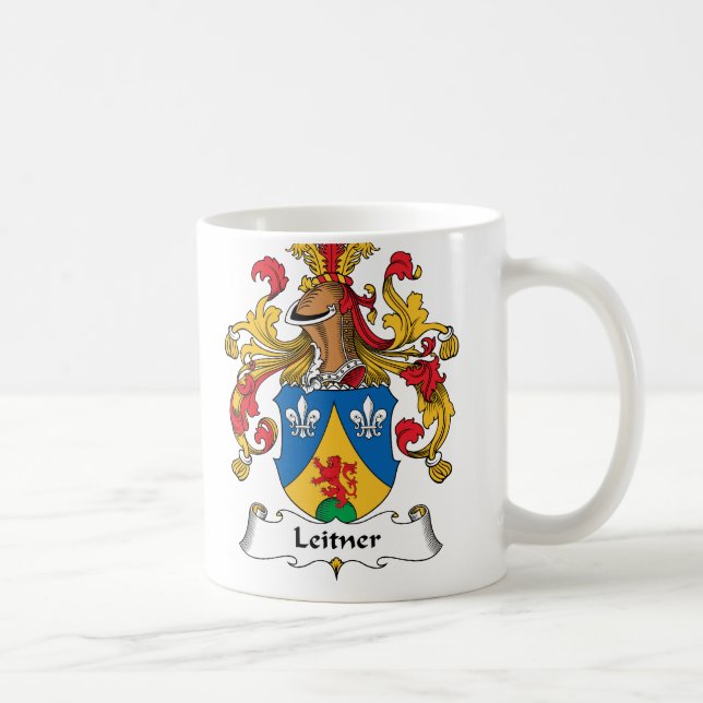 Leitner Family Crest Coffee Mug (Right)