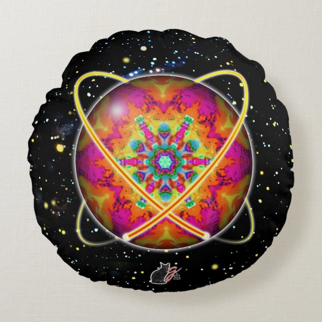 Lektron Orbz Round Pillow (Front)