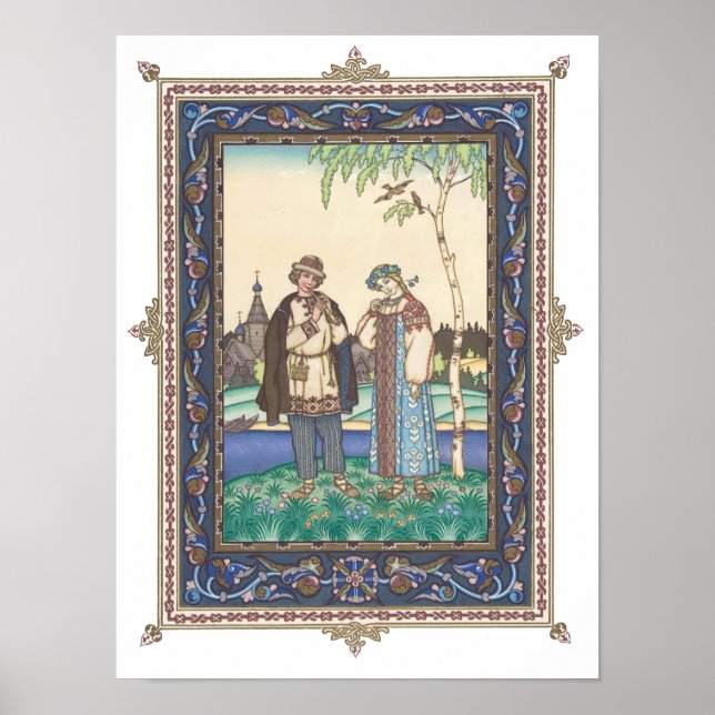 Lel & Snegurochka Russian Folktale Poster (Front)