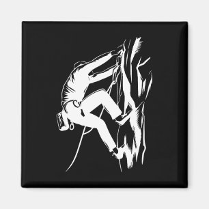 #lele Bergsteiger Mountain Climbing Rock Climber M Magnet