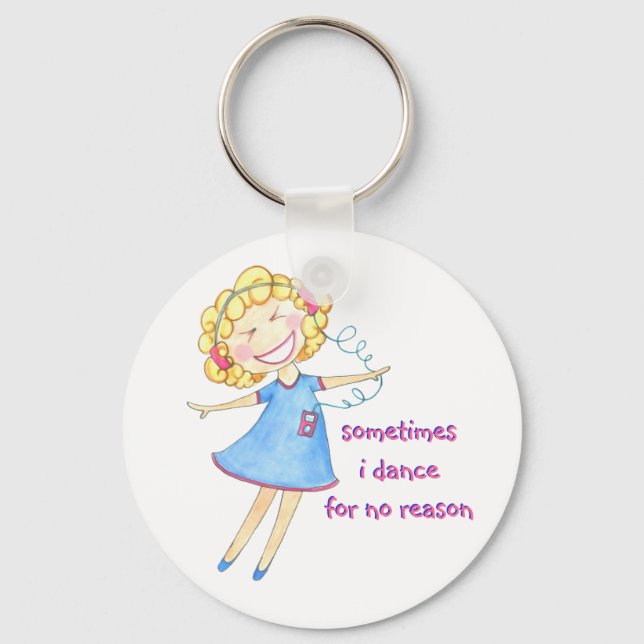 LeLe ~ Dance Cuz U Wanna Key Ring (Front)