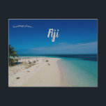 Leleuvia Island Fiji Postcard<br><div class="desc">This postcard features a view of Leleuvia Island,  Fiji. Photo credit: Josaia Cakacaka,  2020.

Enjoy your new Leleuvia Island Fiji Postcard!</div>