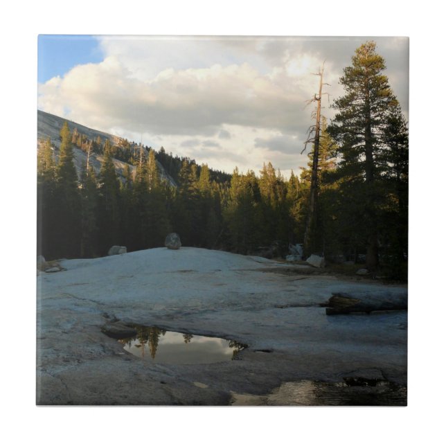 Lembert Dome in Tuolumne Meadows, Yosemite, CA Ceramic Tile (Front)