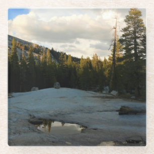 Lembert Dome in Tuolumne Meadows, Yosemite, CA Glass Coaster