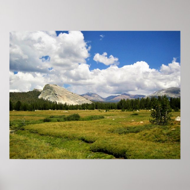 Lembert Dome in Tuolumne Meadows, Yosemite, CA Poster (Front)