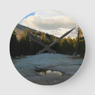 Lembert Dome in Tuolumne Meadows, Yosemite, CA Round Clock