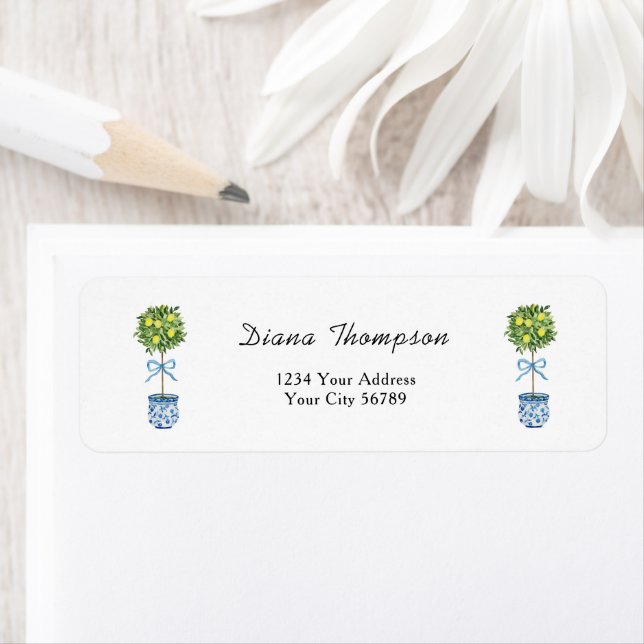 Lemmon Tree Return Address Label (Insitu)