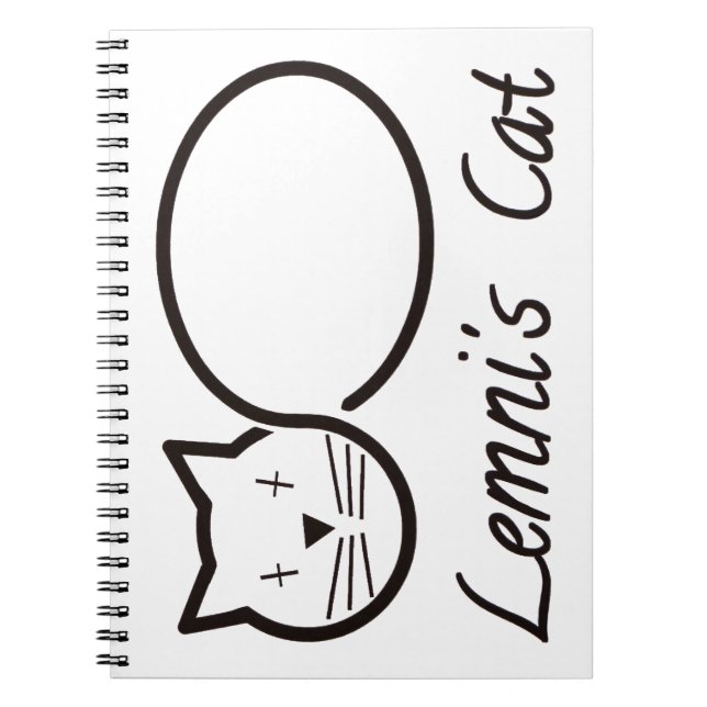 lemniscate le chat de lemni notebook (Front)
