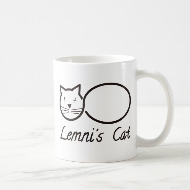 lemniscate the lemni cat coffee mug (Right)