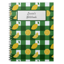 Lemon and green gingham 