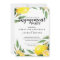 Lemon and Leaves Engagement Party Invitation