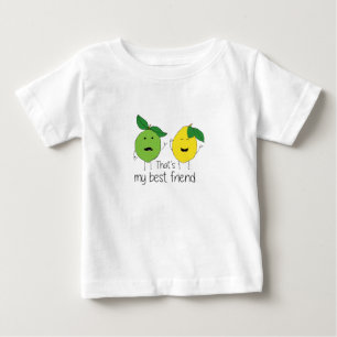 Lemon and Lime Best Friends Baby T-Shirt