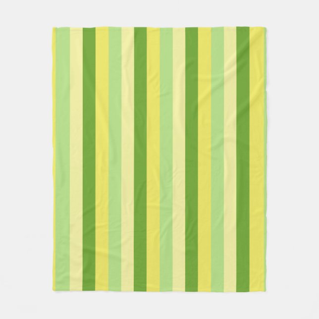Lemon and Lime Fleece Blanket (Front)