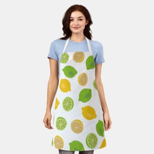 Lemon and Lime Pattern Apron