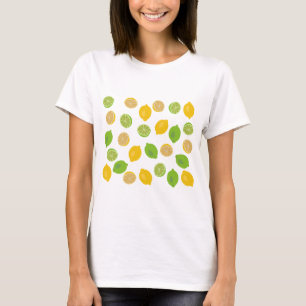 Lemon and Lime Pattern T-Shirt