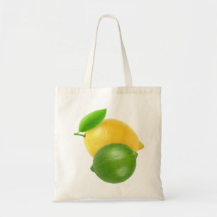 Lemon and lime tote bag