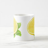 Lemon and mint coffee mug (Center)