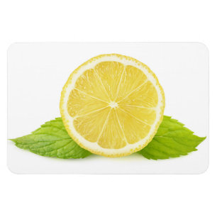 Lemon and mint magnet