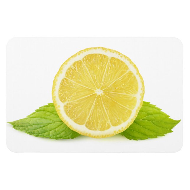 Lemon and mint magnet (Horizontal)