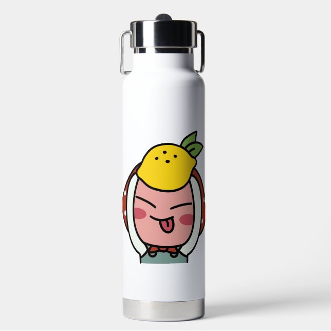 Lemon Apeach Water Bottle (Front)