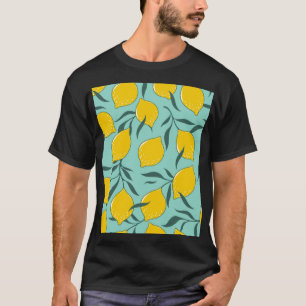 Lemon Art Fashion Abstract Seamless T-Shirt