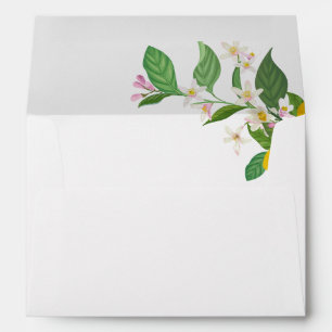 Lemon Baby Shower, Ciao Baby, Italian Theme  Envelope
