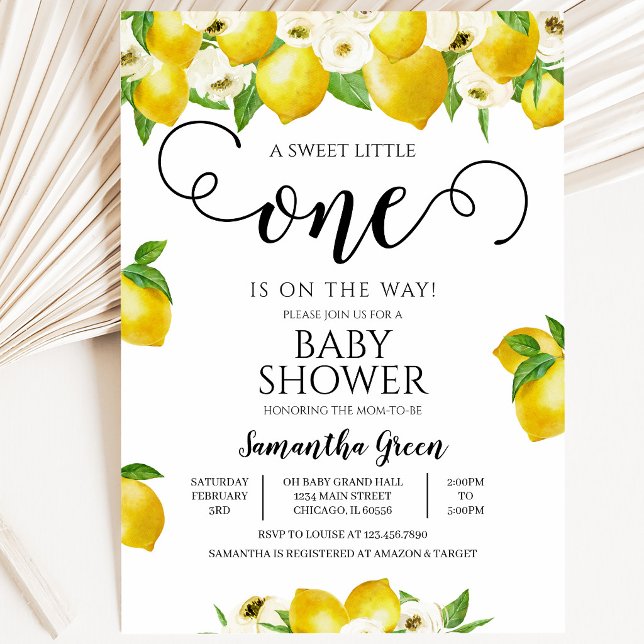 Lemon Baby Shower Invitation (Creator Uploaded)