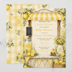 Lemon Baby Shower Invitation