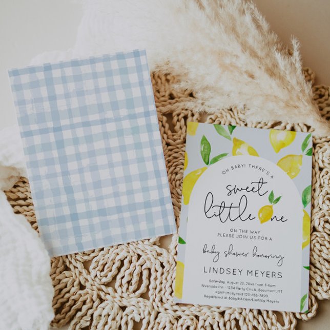 Lemon Baby Shower Invitation | Citrus Shower (Creator Uploaded)