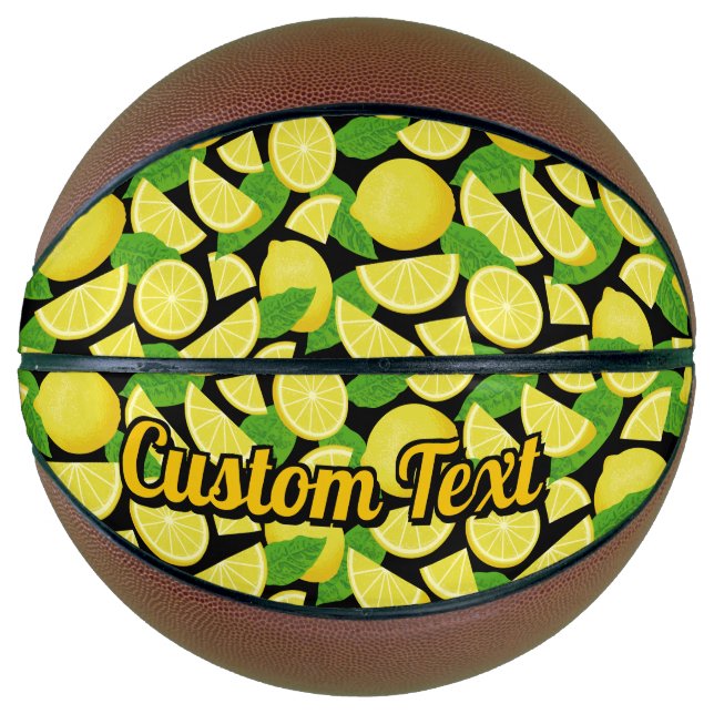 Lemon Background Basketball (Front)