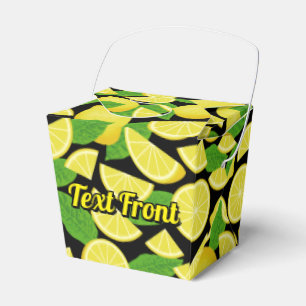 Lemon Background Favour Box