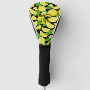 Lemon Background Golf Head Cover