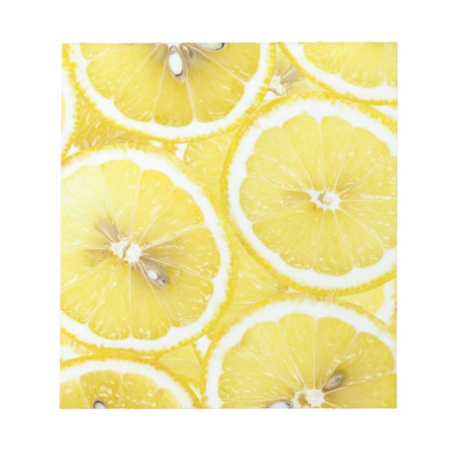 Lemon background notepad (Front)